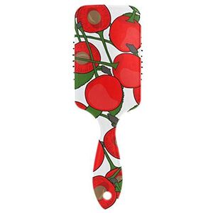 FANTAZIO Smakelijke Fruit Styling Brush Hair Brush Geweldig voor rechtzetten, Smoothing, Top Detangling Brush Static-free