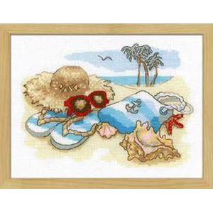 Riolis Kreuzstich-Set ""Urlaub am Meer