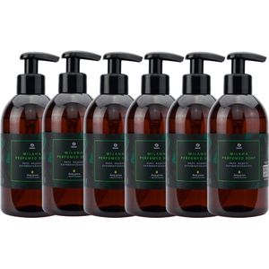 Grass Milana Perfumed Handzeep - Deep Green - Fris & Natuurlijk geur– Hydraterend – 6 x 300 ml