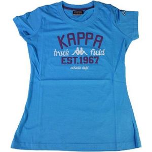 Kappa - T-shirt Athletic - Blauw - Maat S - Vrouwen