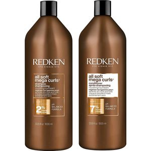 Redken - All Soft Mega Curls - Shampoo & Conditioner - 2x 1000ml