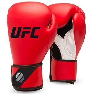 UFC Heren Fitness Training Glove Bokshandschoenen, rood/zwart, 14 oz
