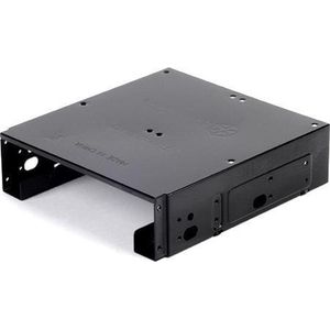 SilverStone SST-SDP10B - inbouwframe 5.25"" met houder voor 1x 3.5"" en 2x 2.5"" HDD/SSD