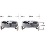 Silverstone - Nitrogon SST-NT07-115X - CPU Koeler - Zwart - Laag Profiel