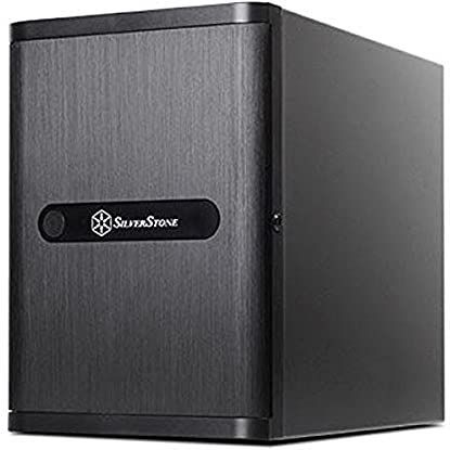 SilverStone 71062 SST-DS380 - Case Storage Mini-ITX computerbehuizing met voordeur, 8x 3,5"" HDD hot-swap sleuven, zwart