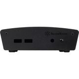 Silverstone - SST-PT15B-H1D1 PC Behuizing - Zwart - Aluminium