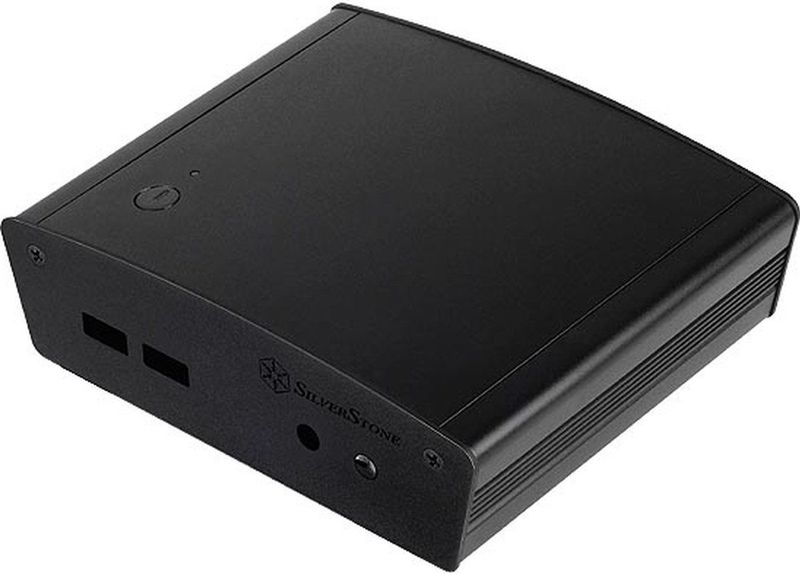 Silverstone - SST-PT15B-H1D1 PC Behuizing - Zwart - Aluminium