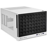 Silverstone SG13 Mini-Toren Zwart, Wit - [SST-SG13WB]