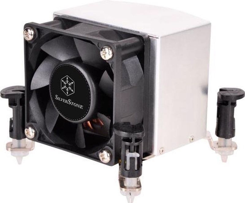 Silverstone - SST-AR09-115XP - CPU-koeler - Zilver - 60mm PWM-fan
