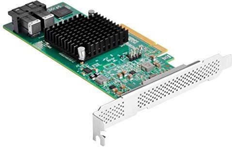 SilverStone SST-ECS05 - PCI-E uitbreidingskaart naar Servernivau Gen 3.0 x8, 8x SAS (12Gb/s) / SATA (6Gb/s) poorten met LSISAS3008-controller, ondersteunt RAID 0,1,1E, 10, low-profile geschikt