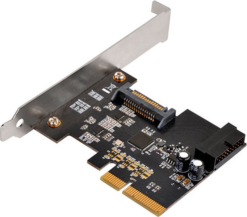 Silverstone - SST-ECU04-E - PCI-E Uitbreidingskaart - Zwart - USB 3.1