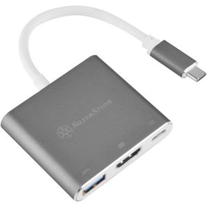 SilverStone EP08C USB-C naar HDMI adapter