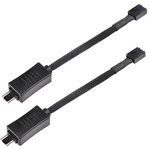 Silverstone - CPF05 - Ventilatorweerstand - Zwart - 2x 4-Pin-PWM