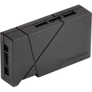 Silverstone - LSB01 - RGB Lichtstrip-Controller - Verlichting - 8-Poorts