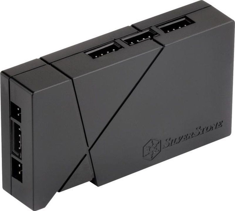 Silverstone - LSB01 - RGB Lichtstrip-Controller - Verlichting - 8-Poorts