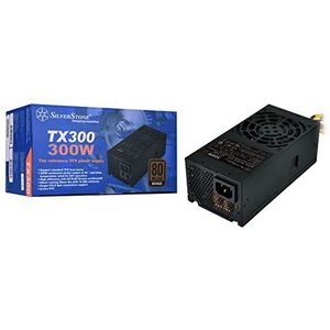 SilverStone SST-TX300 TFX-serie, 300 W, stroomvoorziening PC 80 Plus brons, weinig lawaai 80 mm