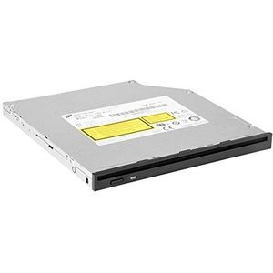 SilverStone SST-SOD04 - intern optisch slim DVD-RW-station met verwisselbare frontplaat voor 9,5 mm en 12,7 mm standaard, zwart