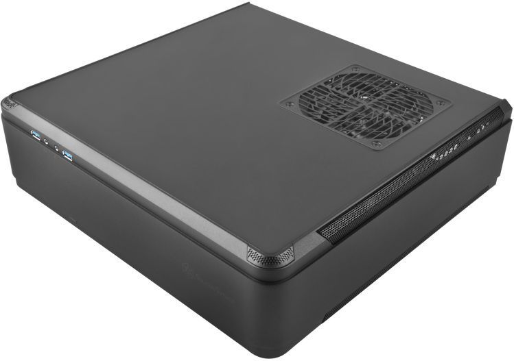 Silverstone - SST-FTZ01B-E - PC-behuizing - Zwart - Compact en Plat Ontwerp