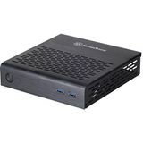 SilverStone SST-PT13B-USB3.0 - Petit Thin Mini-ITX Computerbehuizing, USB 3.0, Zwart