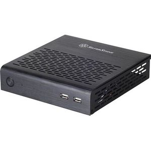 Silverstone - PT13 - PC-behuizing - Zwart - Staal en Aluminium