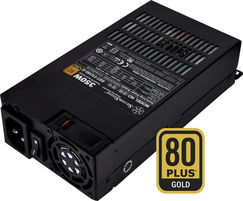 Silverstone FX350-G power supply unit 350 W 20+4 pin ATX Flex ATX Zwart