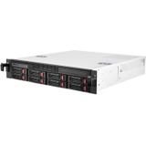 Silverstone - SST-RM21-308 Serverkast - Zwart - Staal - 2U