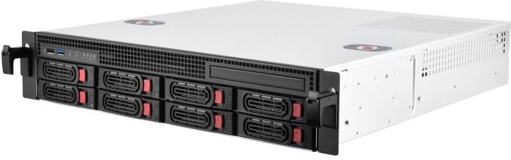 Silverstone - SST-RM21-308 Serverkast - Zwart - Staal - 2U