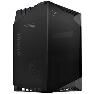 SilverStone - SST-LD03B - Mini-ITX Computerbehuizing - Zwart - Gehard Glas