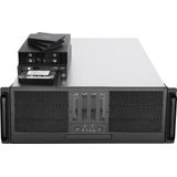 SilverStone - RM41-506 - Rackmount Behuizing - Zwart - 4U - 6-Bay