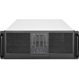 SilverStone - RM41-506 - Rackmount Behuizing - Zwart - 4U - 6-Bay
