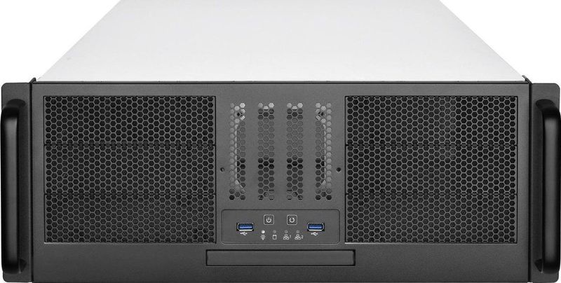 SilverStone - RM41-506 - Rackmount Behuizing - Zwart - 4U - 6-Bay