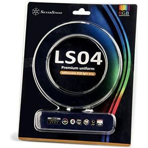 Silverstone SST-LS04 Tira de Luz LED ARGB Premium, 45 cm Con 40 x LED ARGB 2020 in Ambos Lados