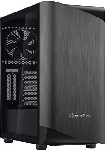 Silverstone - SETA A1 - Midi Tower - Zwart - Aluminium - Gehard Glas - RGB Verlichting