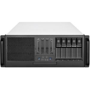 Silverstone SST-RM41-H08-4U Rackmount Server Behuizing, ondersteunt M/B tot SSI-CEB & ATX (PS2) Mini Redduntante voedingen