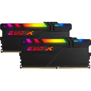 16GB (2X8GB) GEIL Evo X II Black 3000MHz CL16 DDR4