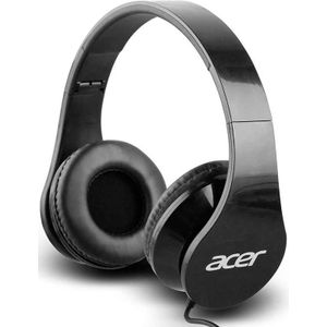 Acer Over-ear hoofdtelefoon zwart 3,5mm jack, 1,2m lange kabel, volume: 93db, frequentie: 20Hz (Bedraad), Koptelefoon, Zwart