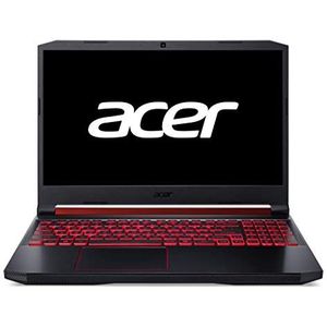 Acer Nitro 5 - Gaming Laptop 39,6 cm (15,6 inch), FullHD (Intel Core i7-9750H, 8GB RAM, 1TB HDD + 128GB SSD, Nvidia GTX1650-4 GB, Linux), zwart, QWERTY-toetsenbord Spaans