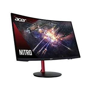 Acer Nitro XZ272UPbmiiphx 27"" Quad HD gebogen gamingmonitor (VA-paneel, FreeSync, 165Hz, 4ms, HDR 400, DP, HDMI, in hoogte verstelbaar, zwart)