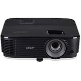 Acer X1123HP projector met SVGA-resolutie (800 x 600), contrast 20.000:1, helderheid 4.000 ANSI, formaat 4:3, aansluiting VGA, HDMI, lamplevensduur 5.000 uur, geïntegreerde luidspreker, zwart
