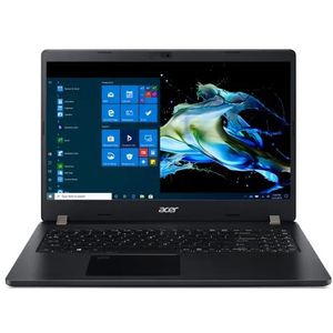 Acer TravelMate P2 TMP215-52 15,6 inch Full HD LCD Laptop (Intel Core i3-10110U, 8 GB RAM, 256 GB SSD, Intel UHD Graphics, ComfyView, Windows 10 Pro), laptop, zwart