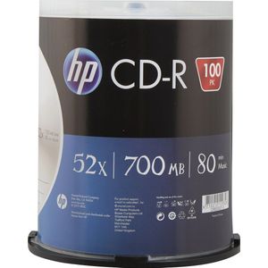 HP CD-R onbewerkte 700MB 52-voudig 100er spindel