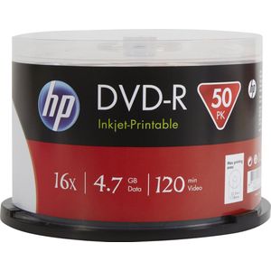 HP DME00025WIP DVD-R disc 4.7 GB 50 stuk(s) Spindel