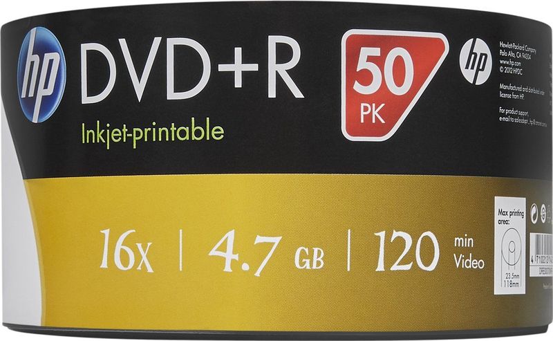 HP DRE00070WIP-3 | 4,7GB | 16x | (50x) | Bulk | Printbaar