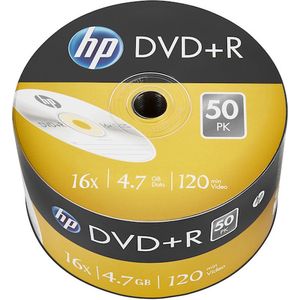 HP - DVD+R - 4.7GB - Bulk Pack 50 Disc