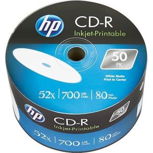 HP CD-R 700 MB Inkjet Printable 50 stuks