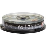 HP - BD-R - Single Layer - 25GB - Cake Box - 10-Pack