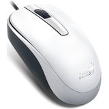 Genius KYE 310105107 optische muis met kabel DX-120, Wit (Bedraad), Muis, Wit
