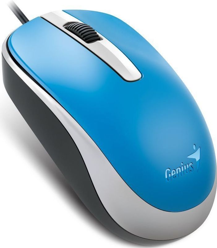 Genius DX-120 - muis - USB - Oceaanblauw