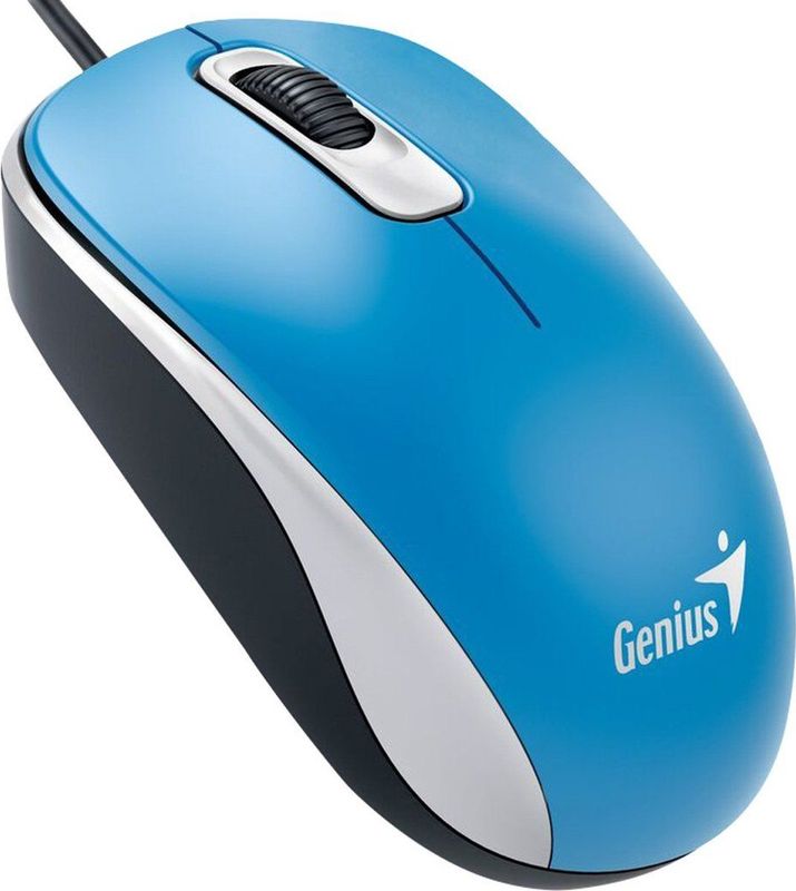 Genius - DX-110 - Muis - Blauw - USB Type-A - Optisch - 1000 DPI