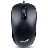 Genius 31010116106 DX-110 Optical Mouse PS/21000 DPI, 3 knoppen scroll-muis zwart